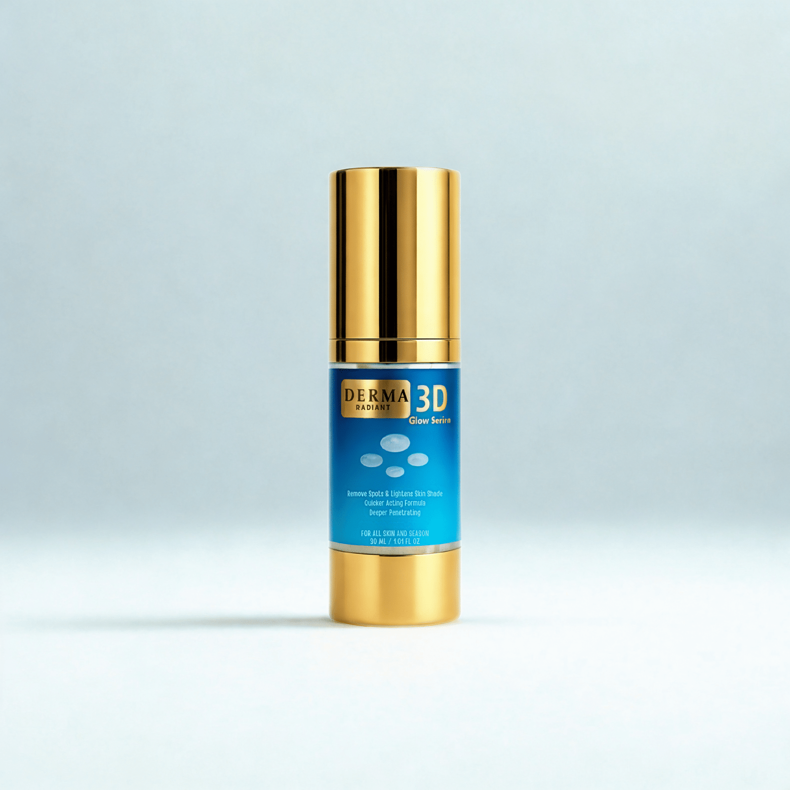 Derma Radiant 3D Glow Serum – Advanced Dark Spot Remover & Skin Brightening Formula for Instant, Long-Lasting Glow (All Skin Types)