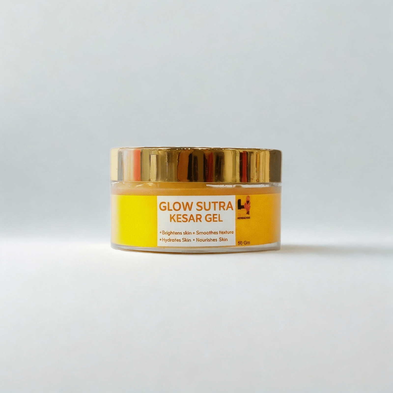 Glow Sutra Kesar Gel | Brightening & Hydrating Face Gel with Pure Saffron Extract | For Glowing, Smooth & Nourished Skin – 50g