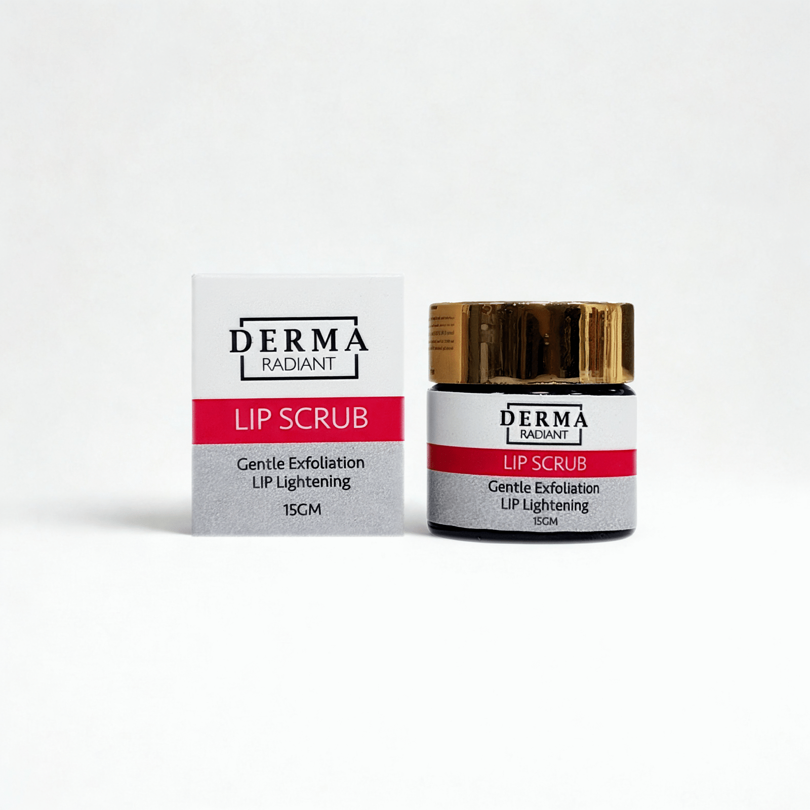 Derma Radiant Lip Scrub | Gentle Exfoliation & Lip Lightening | Removes Dead Skin, Softens Lips & Restores Natural Pink Tone | For Dry, Dark & Chapped Lips | 15g